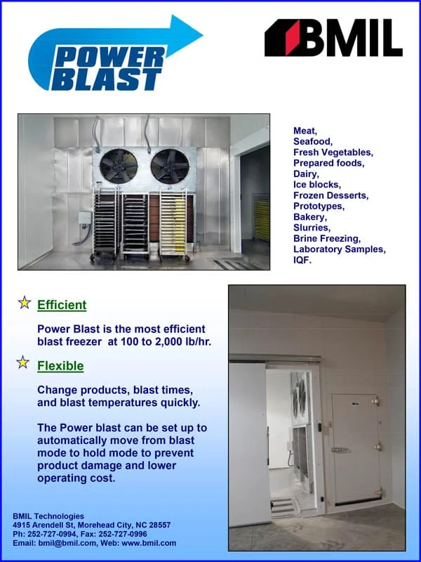 Power Blast Frozen Storage Brochure